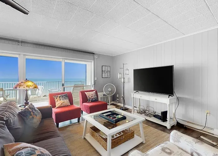 Holiday home Oceanfront Calypso With Ocean View Balcony Wifi Laundry & Shared Pool Ocean City